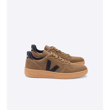 Women's Veja V-10 SUEDE Sneakers Brown | SG 636QMA